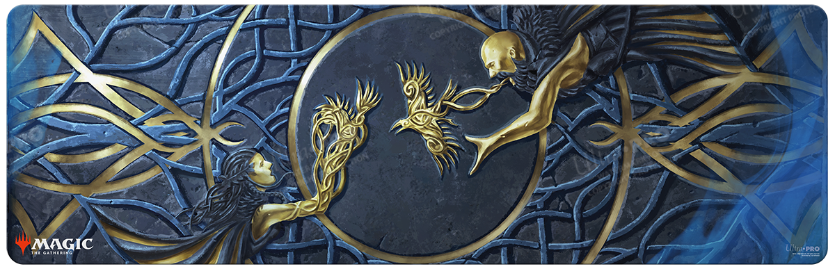 Kaldheim: The Raven’s Warning Table Playmat for Magic The Gathering