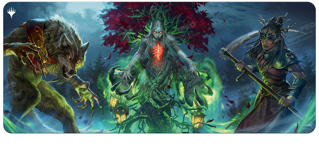 Innistrad: Midnight Hunt Set Booster Key Art 6ft Table Playmat for Magic The Gathering