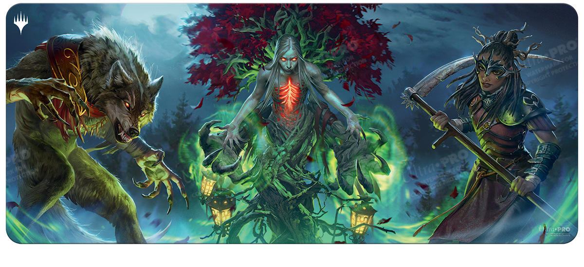 Innistrad: Midnight Hunt Set Booster Key Art 6ft Table Playmat for Magic The Gathering