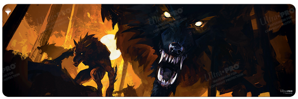 Innistrad: Midnight Hunt Draft Booster Key Art 8ft Table Playmat for Magic The Gathering