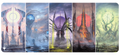 Phyrexia All Will Be One Phyrexian Basic Land Tableaux Table Playmat for Magic The Gathering