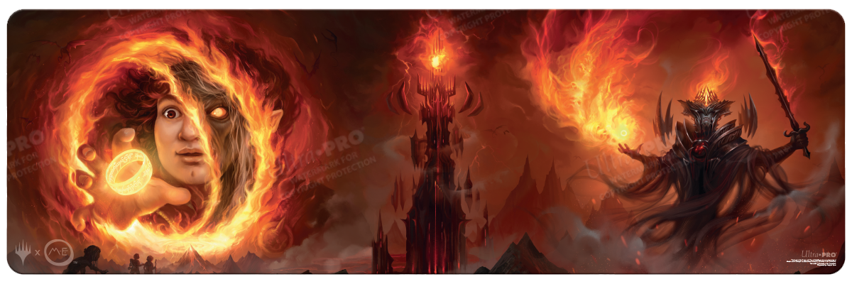 The Lord of the Rings: Tales of Middle-earth Frodo and Sauron 8ft Table Playmat for Magic The Gathering