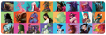 Commander Masters Pop Collage 8ft Table Playmat for Magic The Gathering