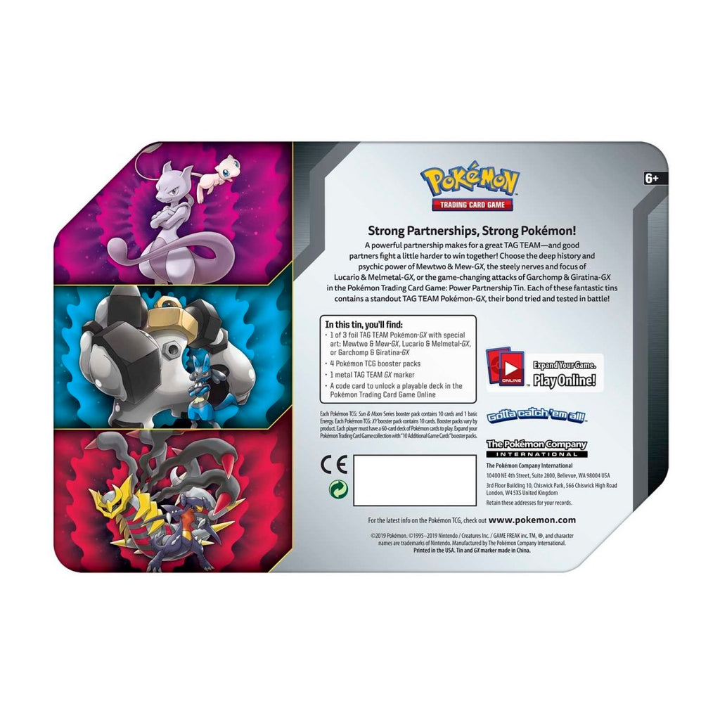 Pokemon Power Partnership Tin [Lucario & Melmetal GX]