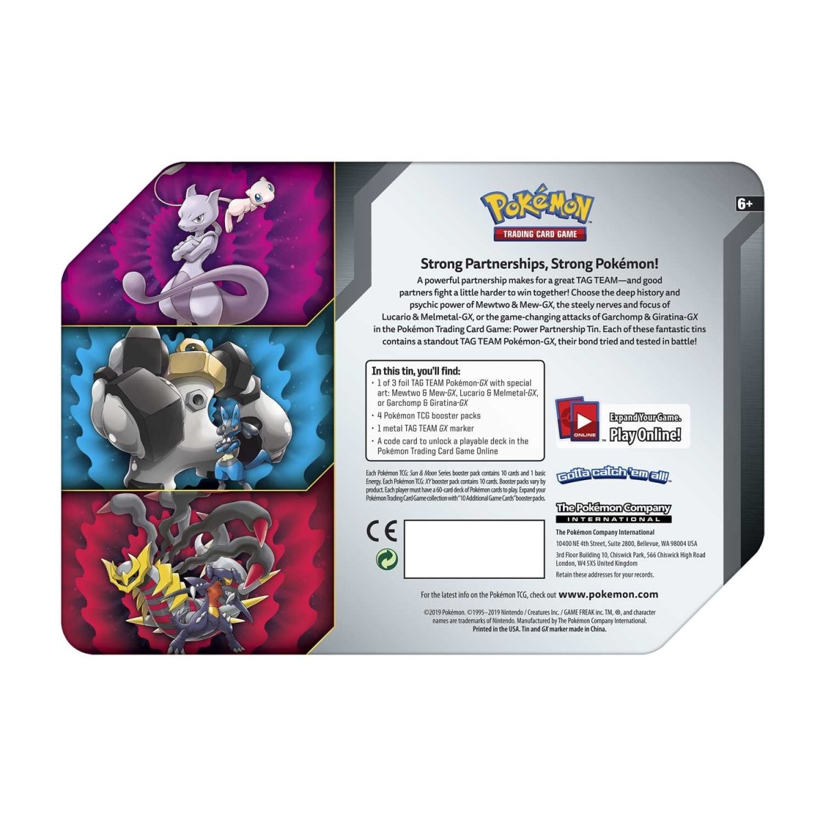 Pokemon Power Partnership Tin [Lucario & Melmetal GX]