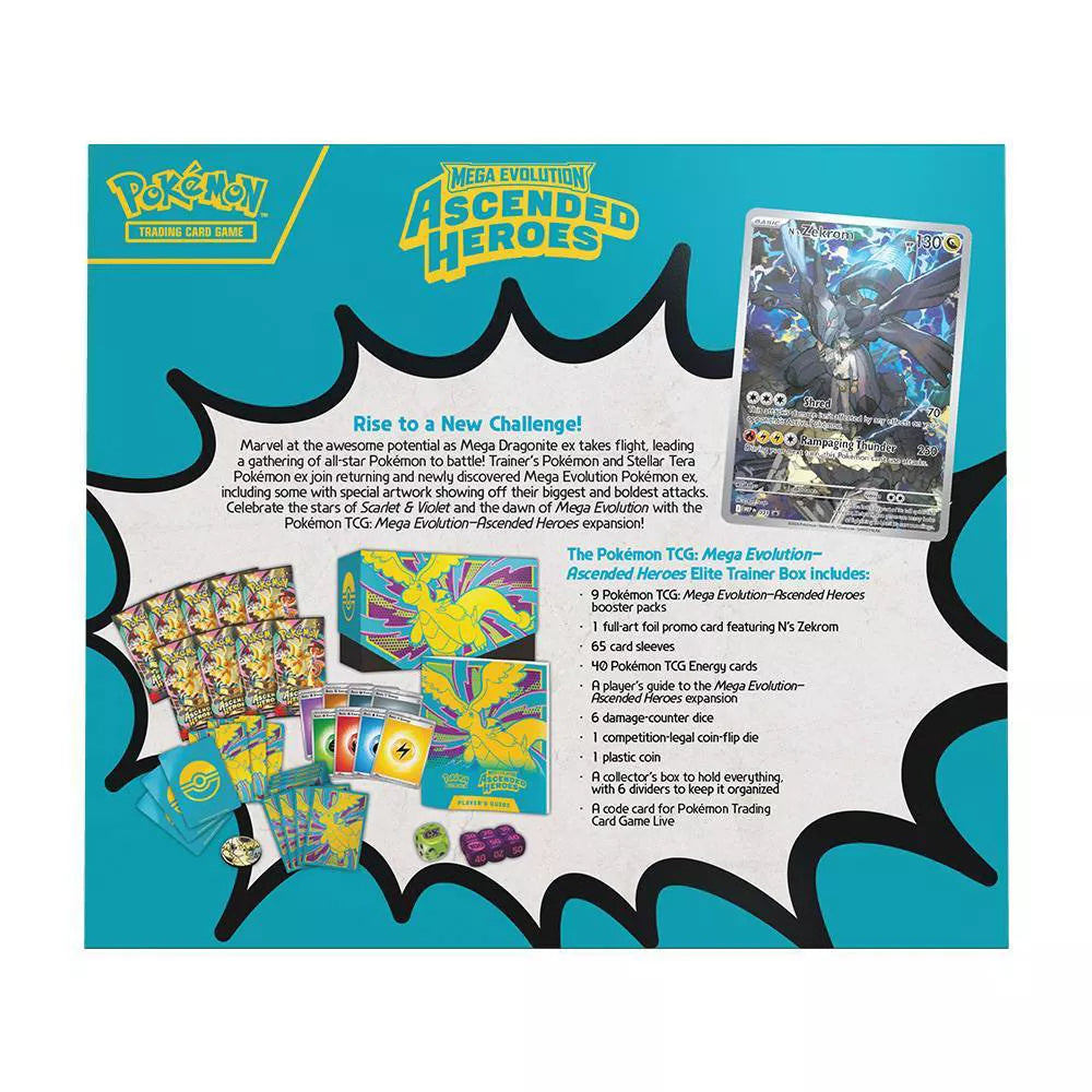Pokemon Mega Evolution Ascended Heroes Elite Trainer Box (ETB) (ME2.5)