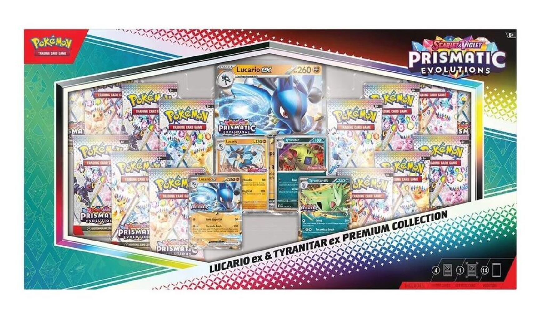 Pokemon Lucario ex & Tyranitar ex Premium Collection