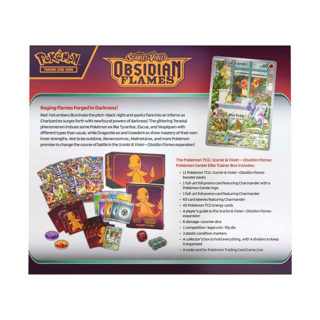 Pokemon Scarlet & Violet Obsidian Flames Pokemon Center Elite Trainer Box (ETB)