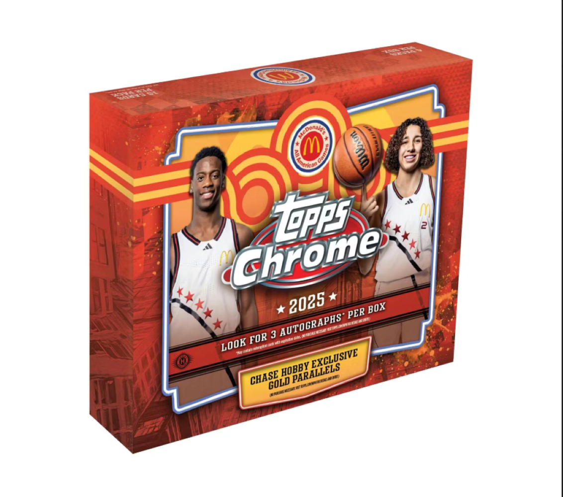 2025 Topps Chrome McDonalds All-American Basketball Hobby Box