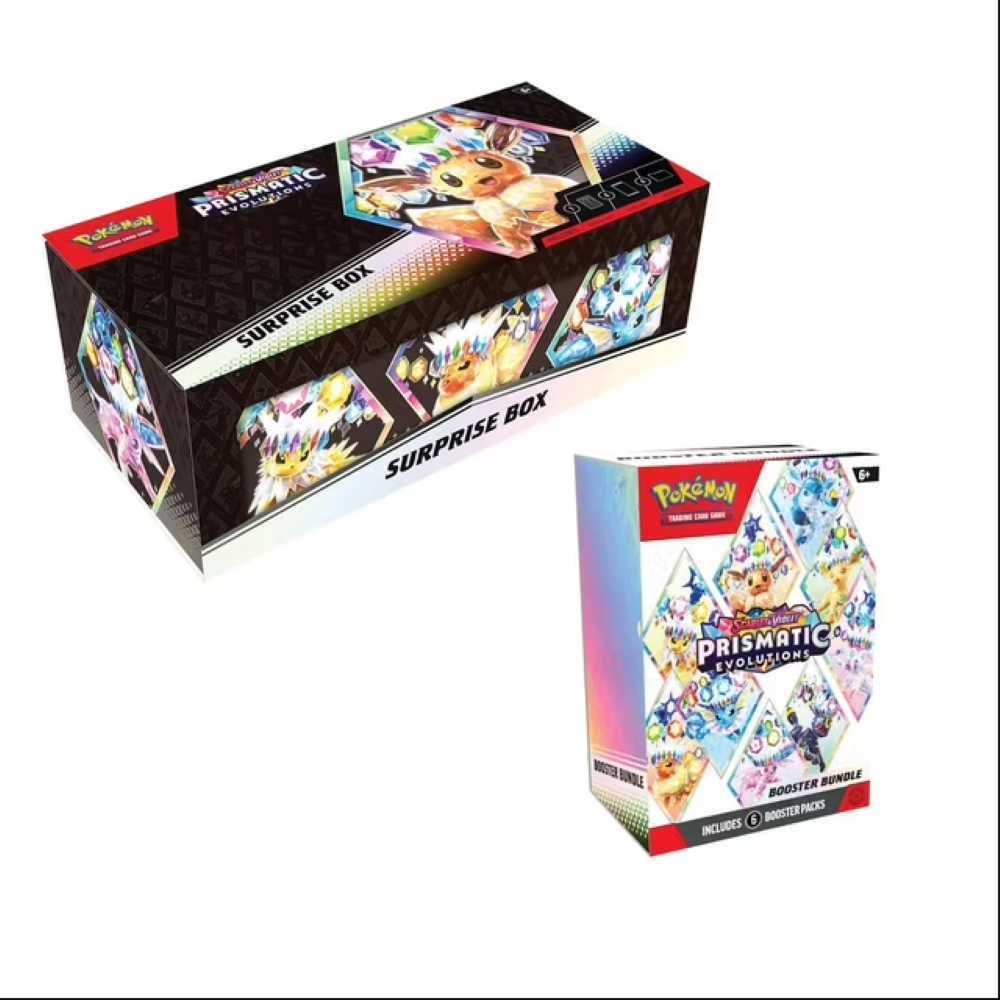 Pokemon Prismatic Evolutions Sam's Club Bundle [1 Bundle + 1 Surprise Box]