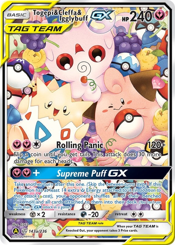Togepi & Cleffa & Igglybuff GX - 143a/236 (143a/236) (PR)
