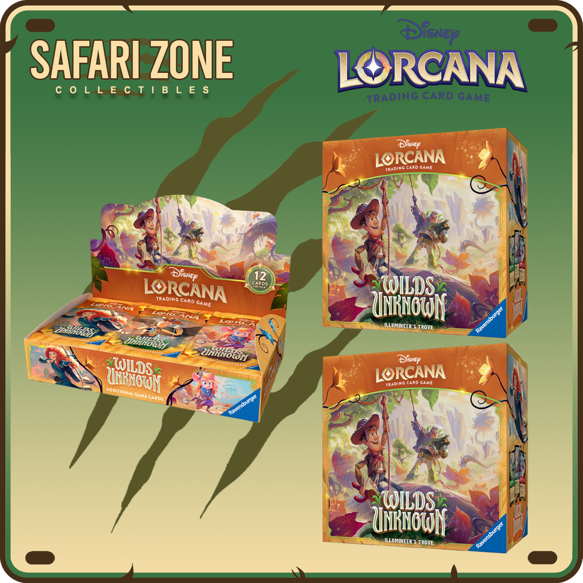 Lorcana TCG: (Set 12) Wilds Unknown Box & Double Trove Bundle (5/15/26)