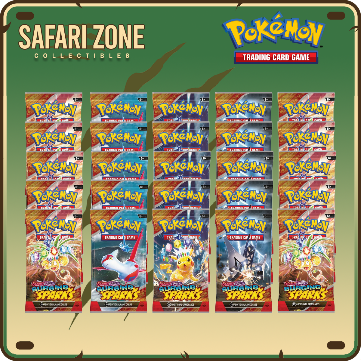 Pokemon TCG Surging Sparks 25ct Loose Pack Lot