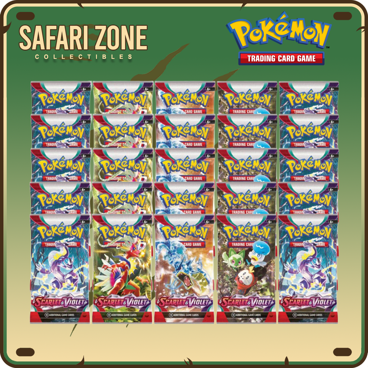 Pokemon TCG Scarlet & Violet Base 25ct Loose Pack Lot