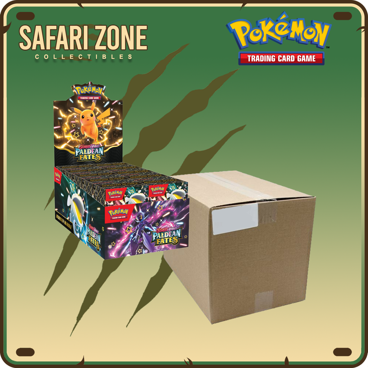 Pokemon Paldean Fates Booster Bundle Display Master Case