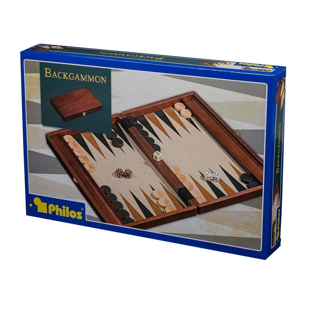 Backgammon;14 Folding Wood