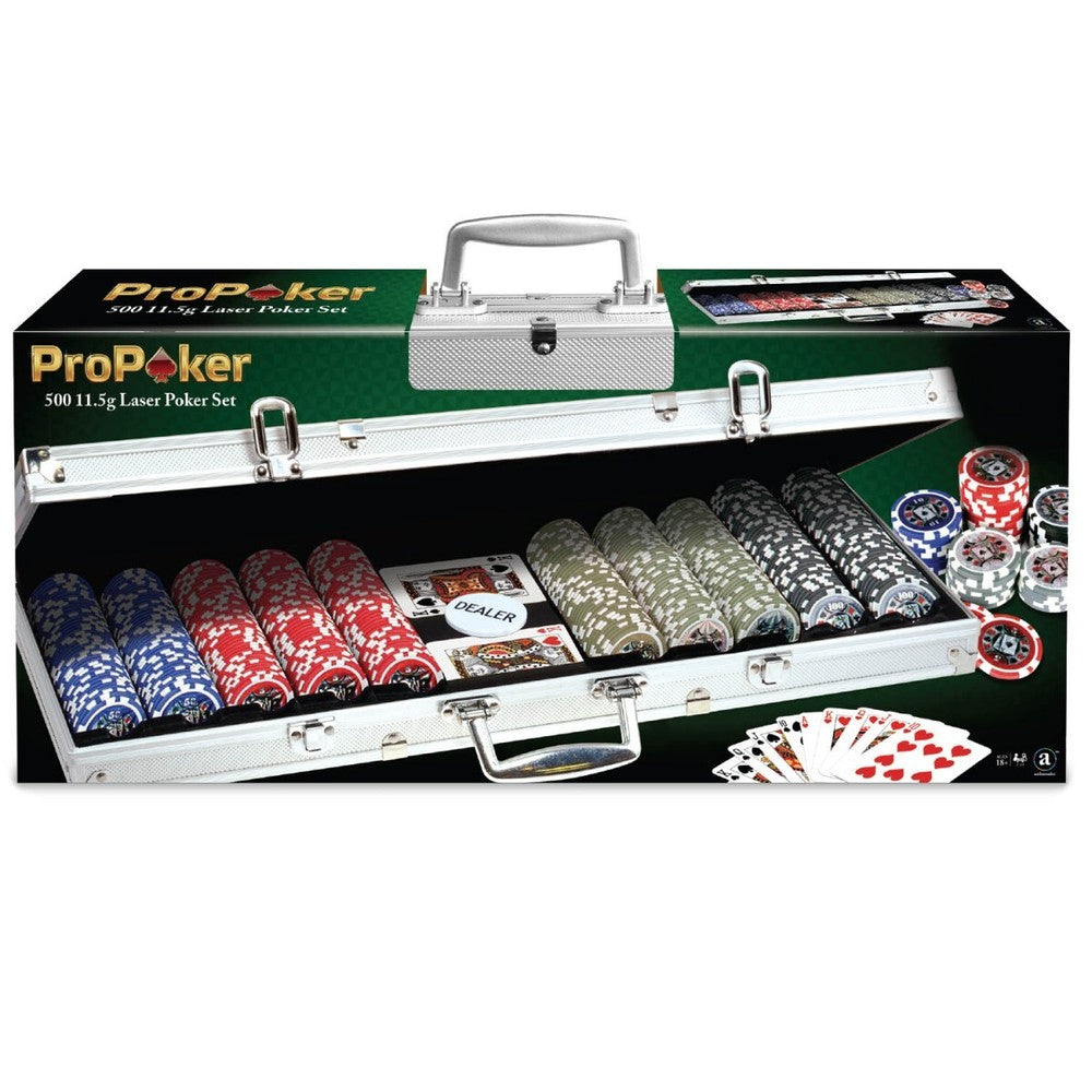 PREORDER Poker Set; 500Pc Alumin;Case