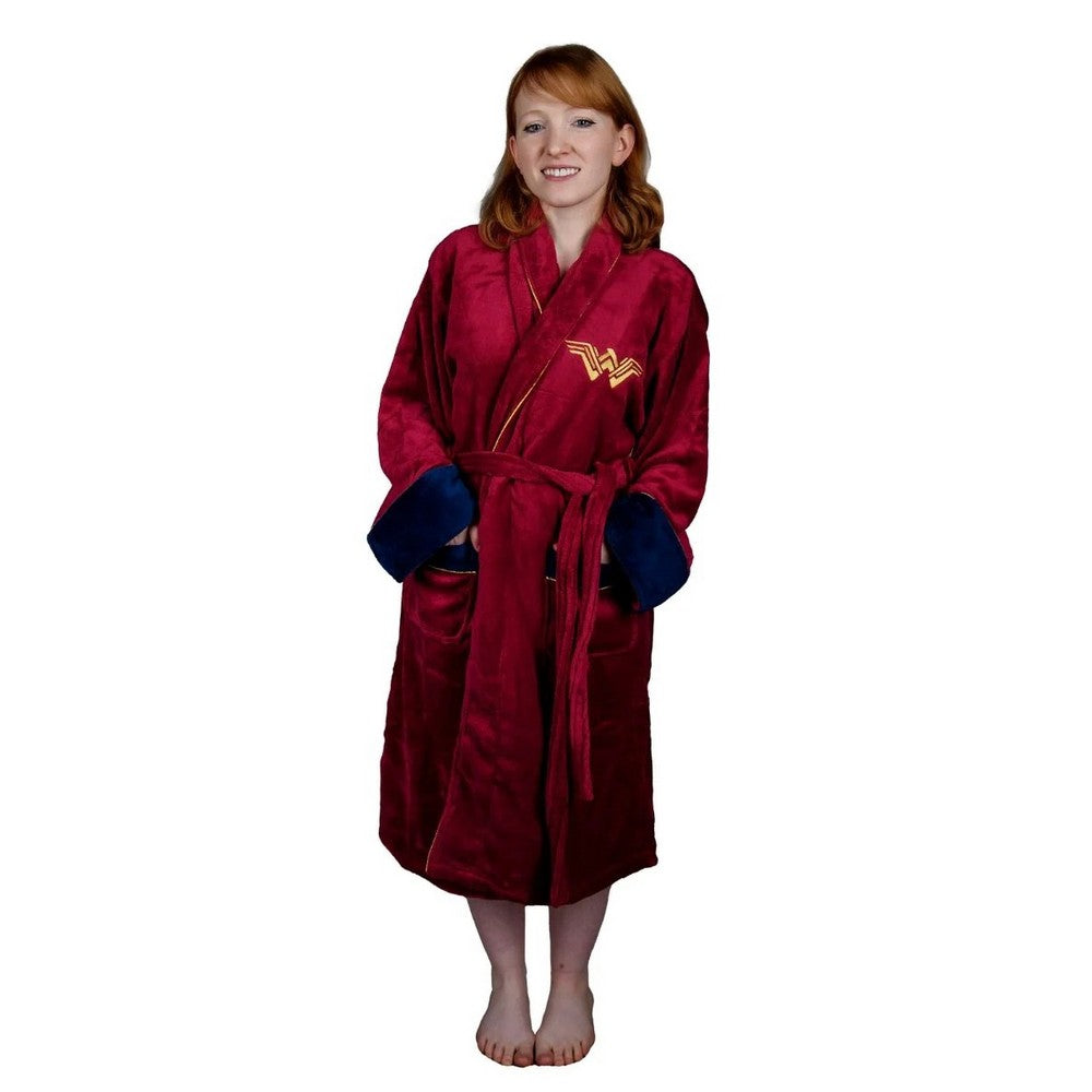 PREORDER Wonder Woman: Ladies Fleece Hoodless Robe