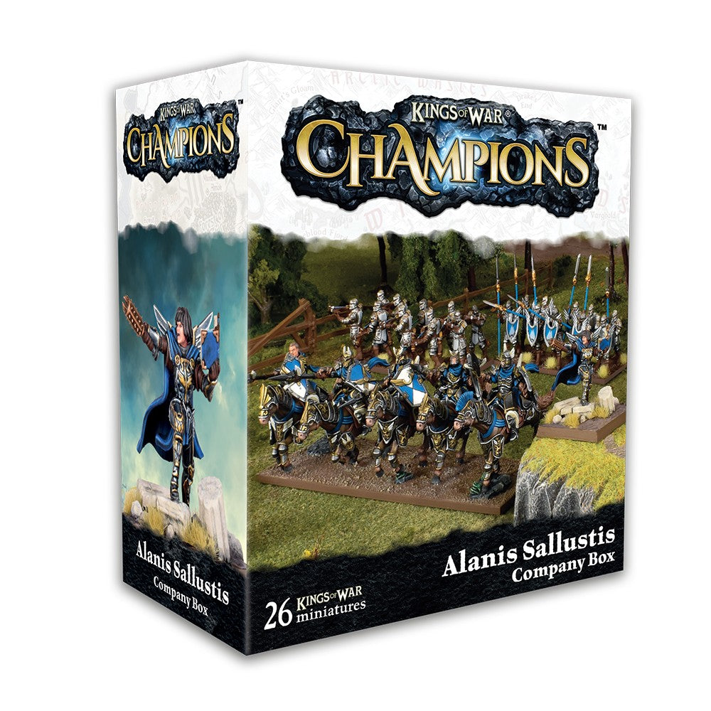 PREORDER Kings of War - Basileans - Alanis Sallustis Company Box