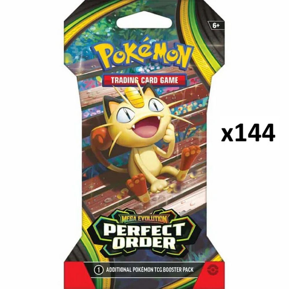 Pokemon Mega Evolution Perfect Order 144ct Sleeved Booster Case (ME03)
