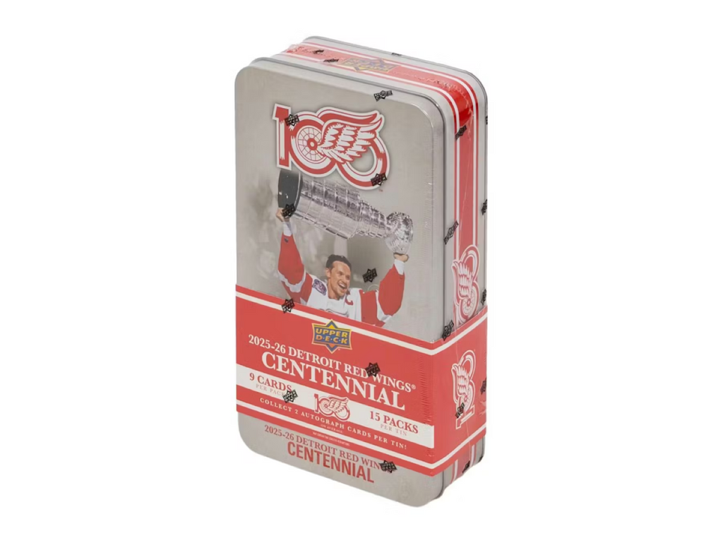 2025-26 Upper Deck Detroit Red Wings Centennial Hockey Hobby Box *Contact Us To Order*