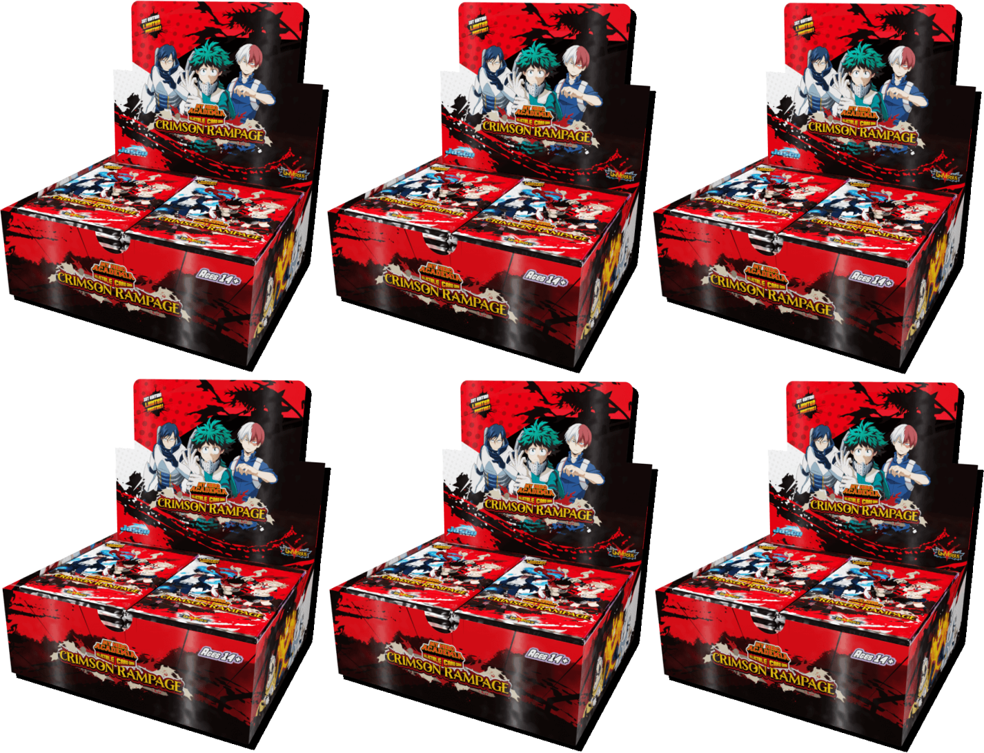 Crimson Rampage Booster Box Case (1st Edition)
