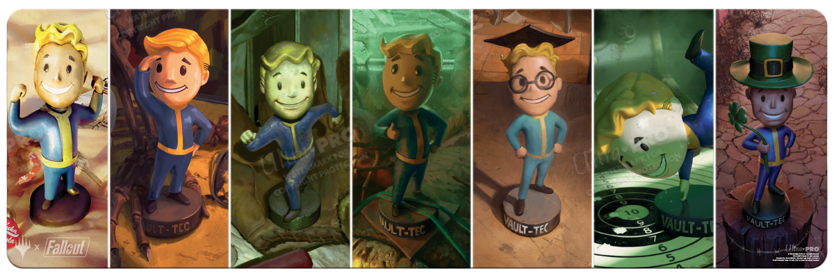 Fallout® S.P.E.C.I.A.L. Bobbleheads 8ft Table Playmat for Magic The Gathering