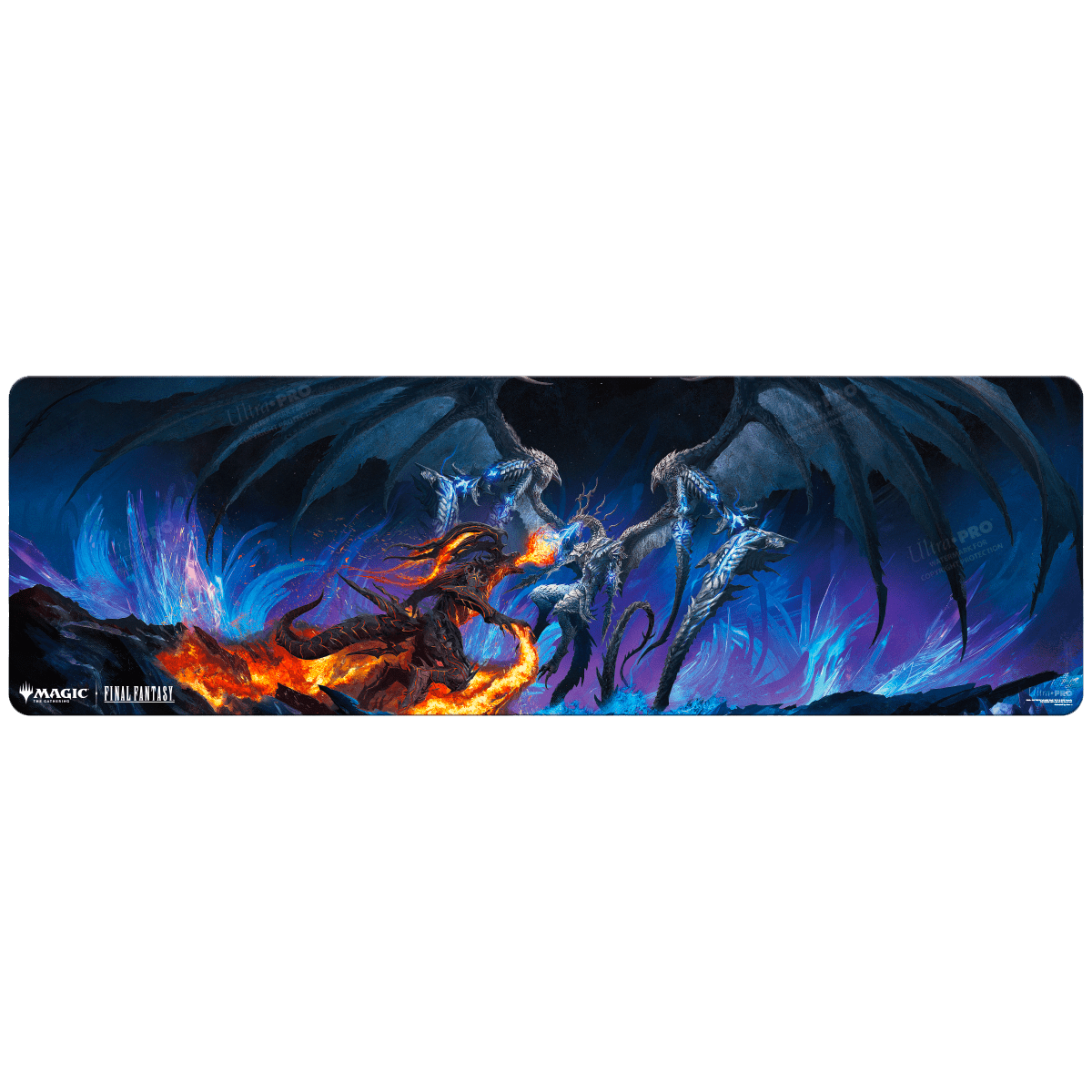 Magic The Gathering ®—FINAL FANTASY™ Bahamut and Ifrit 8ft Table Playmat