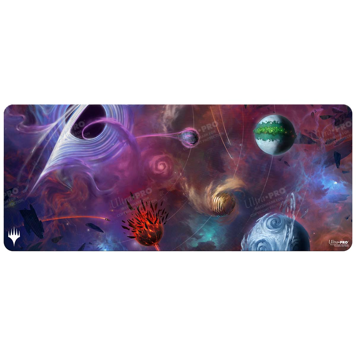 Edge of Eternities Solar System 6ft Table Playmat for Magic The Gathering