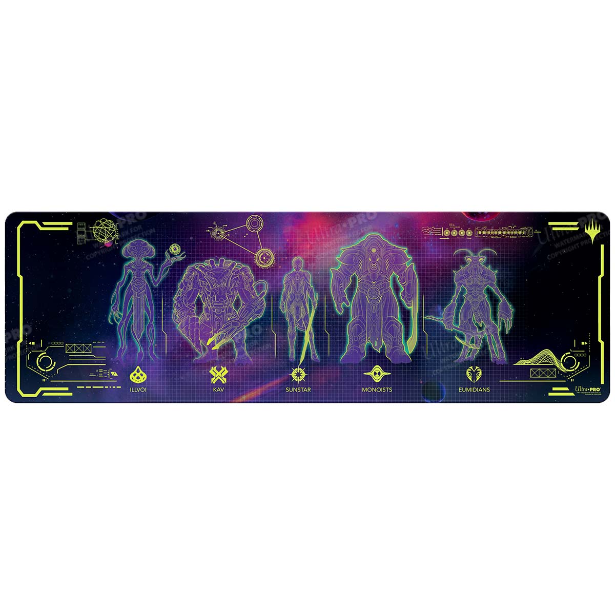 Edge of Eternities Alien Race Primer 8ft Table Playmat for Magic The Gathering