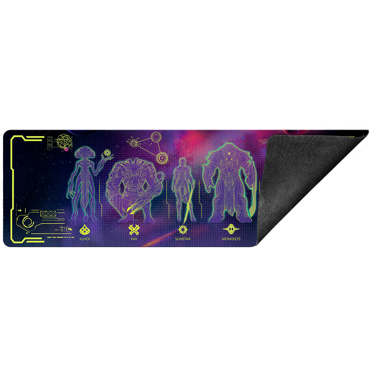 Edge of Eternities Alien Race Primer 8ft Table Playmat for Magic The Gathering