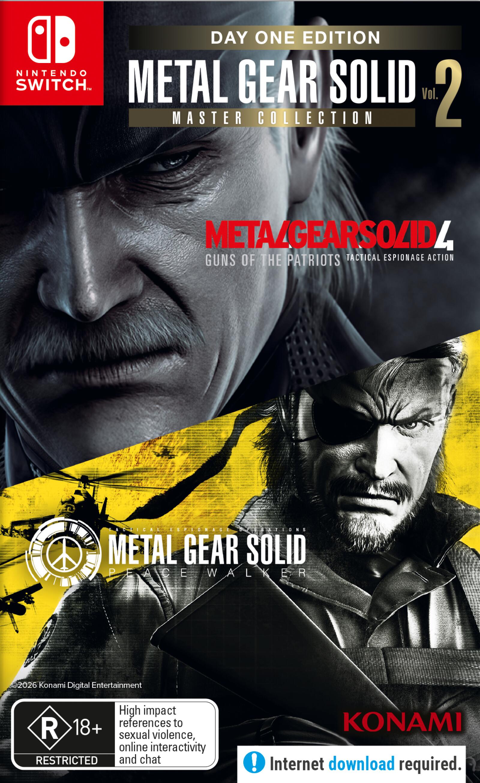 PREORDER SWI Metal Gear Solid: Master Collection Volume 2