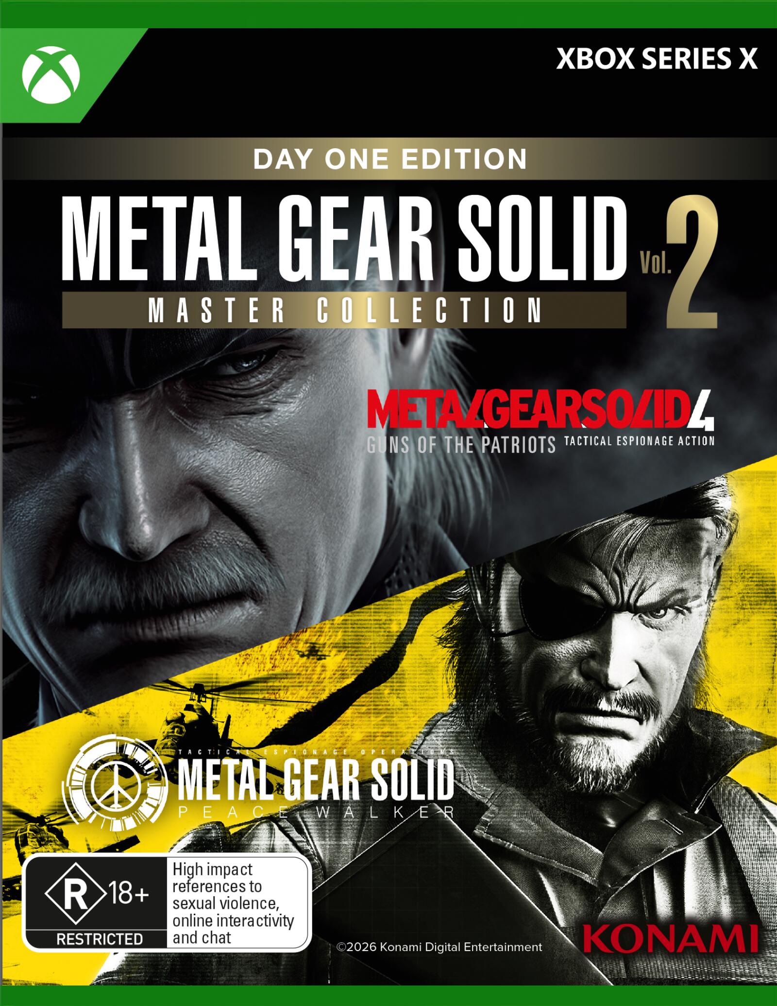 PREORDER XBSX Metal Gear Solid: Master Collection Volume 2