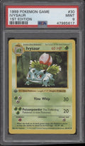 Ivysaur Pokemon Base Set 1st Edition #30 PSA 9