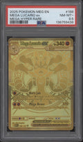 Mega Lucario ex Pokemon Mega Evolution Mega Hyper Rare #188 PSA 8.5