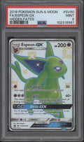 Espeon GX Pokemon Hidden Fates Full Art #SV60 PSA 9 #1