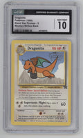Dragonite Pokemon Mewtwo Strikes Back Black Star Promo #5 CGC 10
