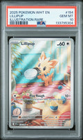 LILLIPUP ILLUSTRATION RARE 2025 POKEMON WHT EN-WHITE FLARE PSA GEM MT 10