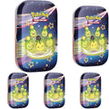 Pokemon Scarlet & Violet Paldean Fates Mini Tin - Smoliv (2 Booster Packs, 1 Sticker & 1 Art Card) (Pack of 5)
