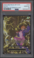 Lilith One Piece Card Game OP13 Special Alternate Art #111 PSA 10