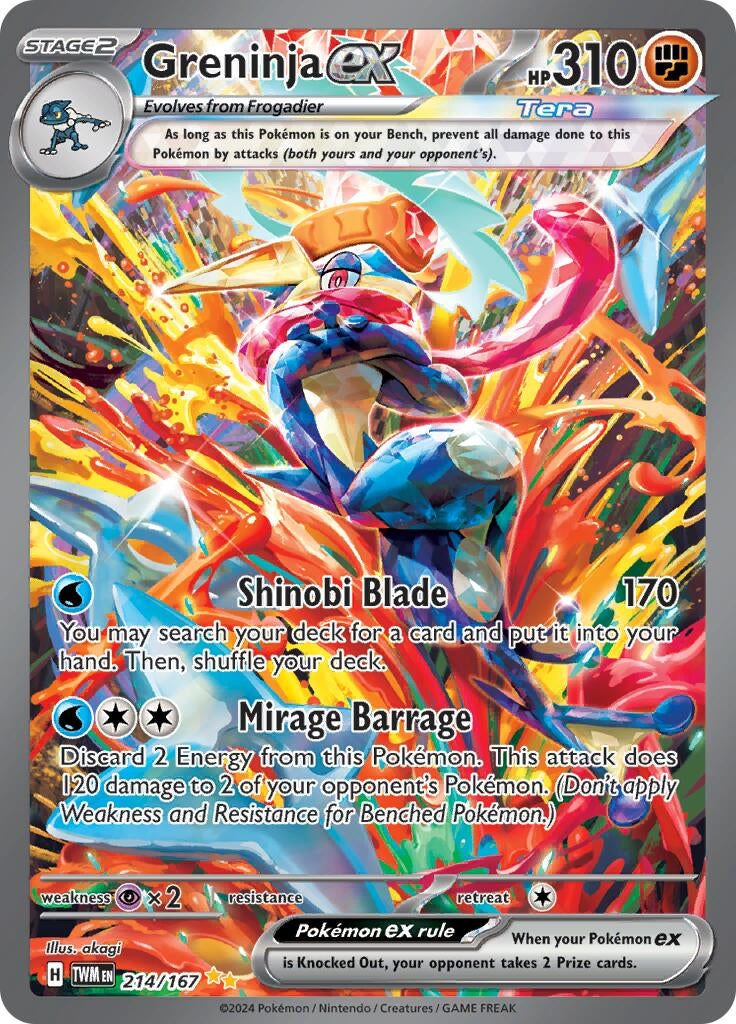 Greninja ex (214/167) (TWM)