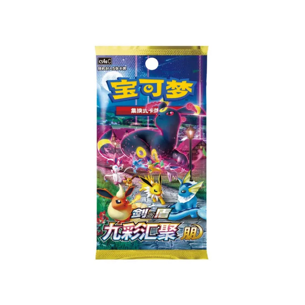 Pokemon Chinese Peng Umbreon Nine Colors Gathering Slim Booster Box CS4aC
