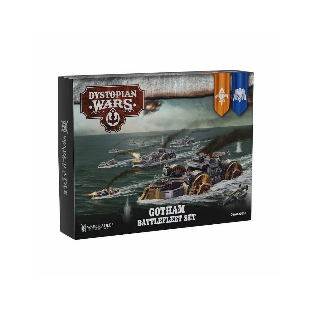 PREORDER Dystopian Wars - Gotham Battlefleet Set