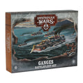 PREORDER Dystopian Wars - Ganges Battlefleet Set