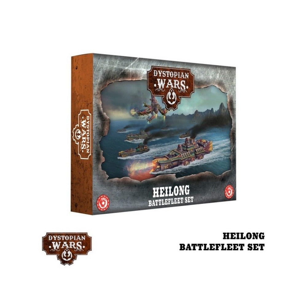 PREORDER Dystopian Wars - Heilong Battlefleet Set
