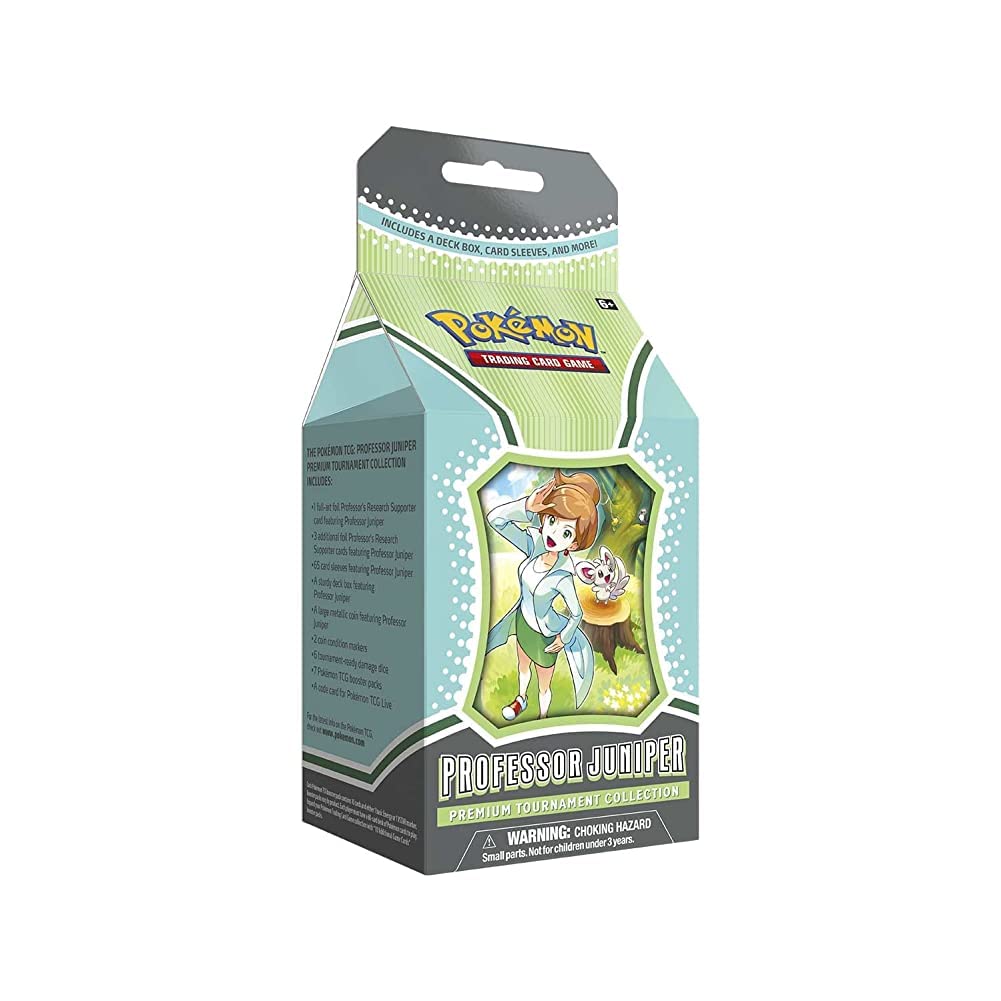 Pokemon TCG Professor Juniper Premium Tournament Collection (1 Full-Art Foil Card, 3 Foil Cards & 7 Boosters)