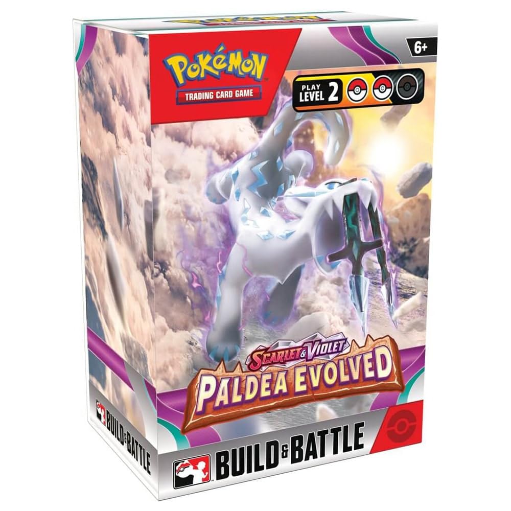 Pokemon TCG Paldea Evolved Build & Battle Box (Prerelease Kit) - 4 Packs, Promos