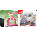 Pokemon Scarlet & Violet Temporal Forces Elite Trainer Box (ETB) - Iron Leaves & TCG: Scarlet & Violet - Temporal Forces Triple Pack - Cyclizar (3 Booster Packs & 1 Foil Promo Card)