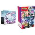 Pokemon Scarlet & Violet Temporal Forces Elite Trainer Box (ETB) - Walking Wake & TCG: Scarlet & Violet - Temporal Forces Booster Bundle (6 Booster Packs)