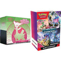 Pokemon Scarlet & Violet Temporal Forces Elite Trainer Box (ETB) - Iron Leaves & TCG: Scarlet & Violet - Temporal Forces Booster Bundle (6 Booster Packs)